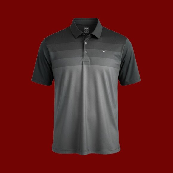 Callaway Opti-Dri XXL 2XL Men's Polo - Black/Charcoal - Picture 1 of 8